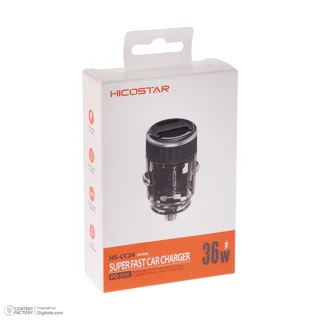 شارژر فندکی 36 وات دو پورت هایکواستار مدل HS-CC24 101716106