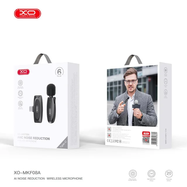 میکروفن بی سیم ایکس او مدل mkf08a 101710112