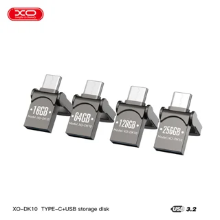 فلش مموری ایکس او مدل DK-10 ظرفیت 64 گیگابایت با رابط USB-C 101708194
