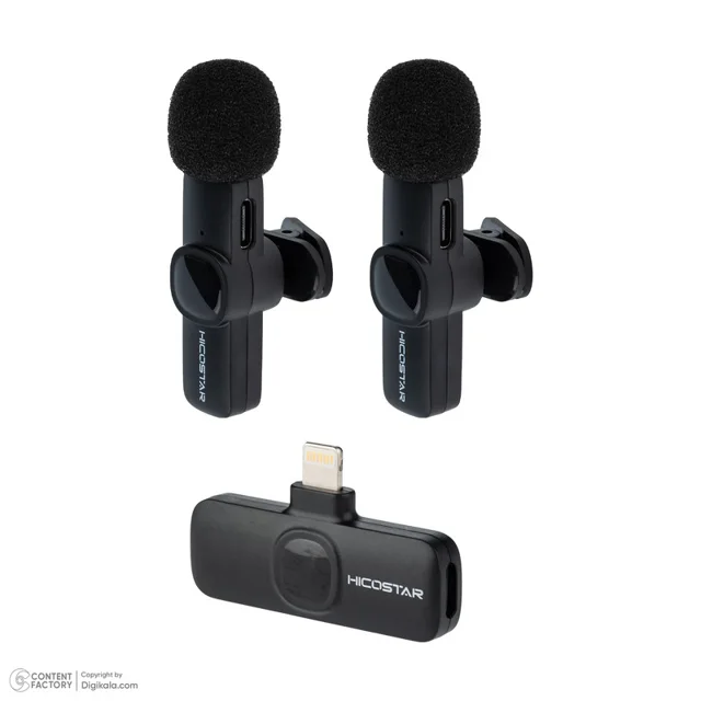 میکروفن یقه ای هایکواستار مدل HS-MC522i  با درگاه اتصال لایتنینگ 101715612