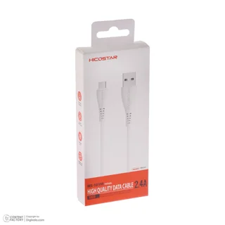 کابل تبدیل USB به microUSB هایکواستار مدل HS-101M 2.4A طول 1 متر 101715796