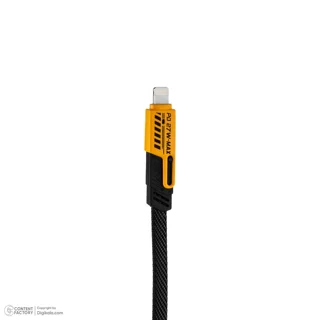 کابل تبدیل USB-C/USB به لایتنینگ/USB-C هایکواستار مدل HS-192-4 in1 60w طول 1 متر 101715922