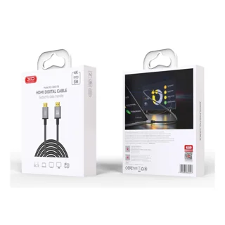 کابل HDMI ایکس او مدل GB017B طول 5 متر 101709796