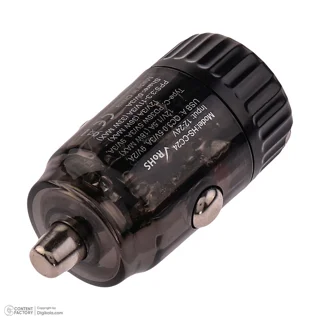 شارژر فندکی 36 وات دو پورت هایکواستار مدل HS-CC24 101716103