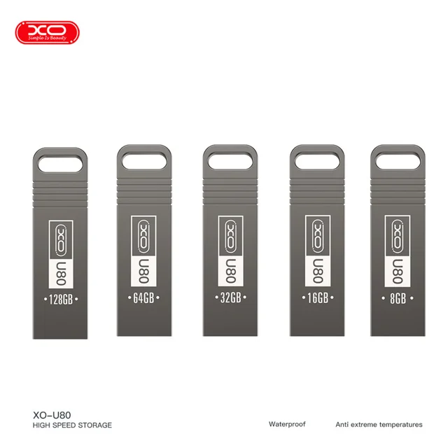 فلش مموری ایکس او مدل U80 ظرفیت 64 گیگابایت با رابط USB-A 101708712