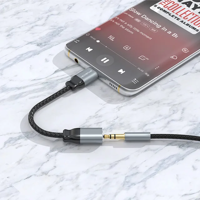 مبدل USB-C به جک 3.5 میلیمتری هایکواستار مدل HS-T12C 101715542