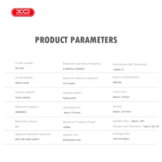 هدفون بلوتوثی ایکس او مدل XO-X40 101727784