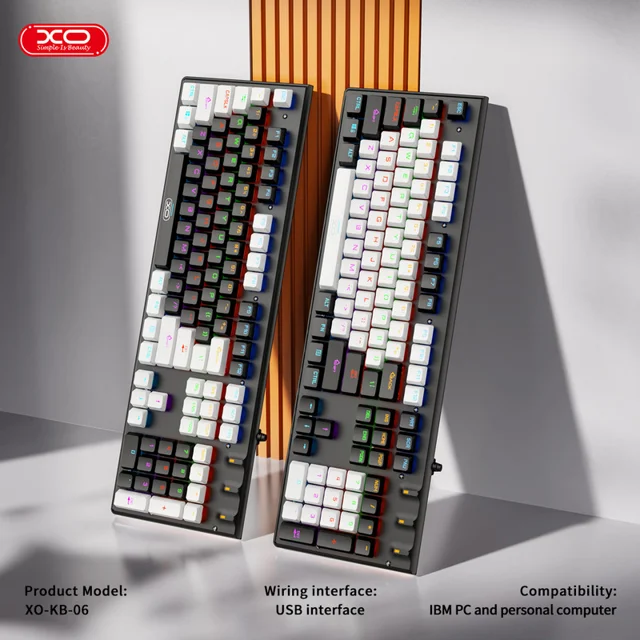 کیبورد و ماوس گیمینگ ایکس او مدل KB-06 101709838