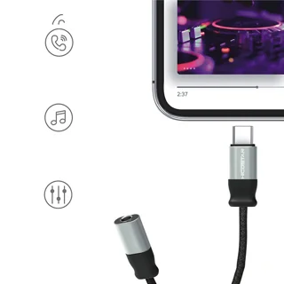 مبدل USB-C به جک 3.5 میلیمتری هایکواستار مدل HS-T12C 101715537
