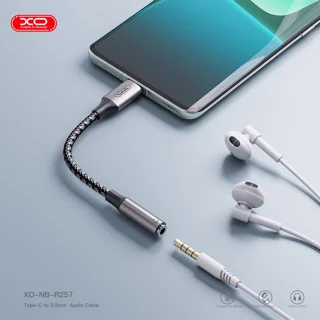 کابل تبدیل usb-c به جک 3.5 میلیمتری ایکس او مدل nbr257c 101709816