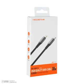 کابل تبدیل USB-C به لایتنینگ هایکواستار مدل HS-105C-L 30w طول 1 متر 101715777