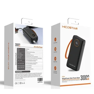 پاوربانک 22.5 وات هایکواستار مدل P231 ظرفیت 30000 میلی‌آمپرساعت 101715204